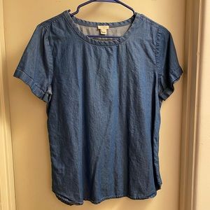 Chambray Blue Top